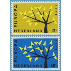 NEDERLÄNDERNA 1962 M782-3** Europa Cept 2 kpl