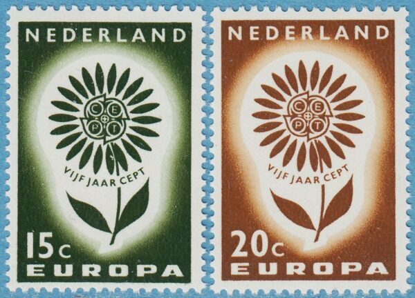 NEDEERLÄNDERNA 1964 M827-8** Europa Cept 2 kpl
