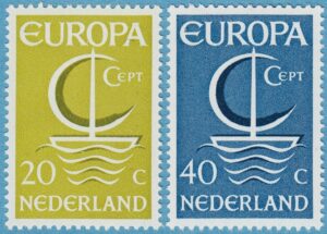 NEDERLÄNDERNA 1966 M864-5** Europa Cept 2 kpl