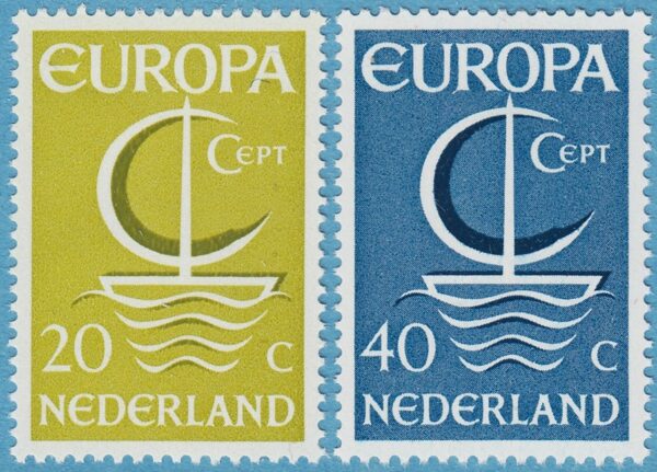NEDERLÄNDERNA 1966 M864-5** Europa Cept 2 kpl