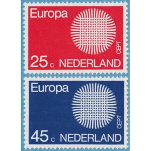 NEDERLÄNDERNA 1970 M942-3** Europa Cept 2 kpl