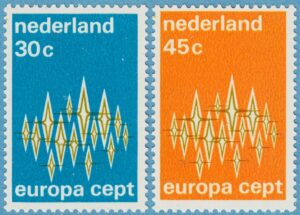 NEDERLÄNDERNA 1972 M987-8** Europa Cept 2 kpl