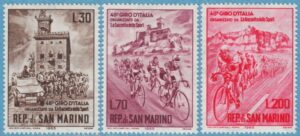 SAN MARINO 1965 M830-2** Giro d´Italia 3 kpl