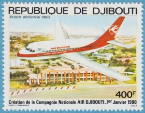 DJIBOUTI 1980 M270** flygplan 1kpl