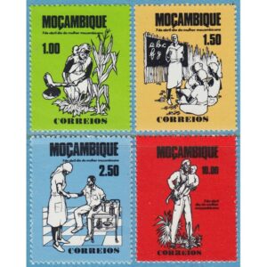 MOCAMBIQUE 1976 M602-5** kvinnodagen 4 kpl