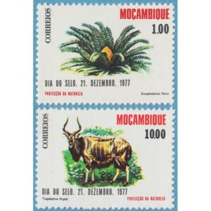 MOCAMBIQUE 1977 M640-1** växt – nyala 2 kpl