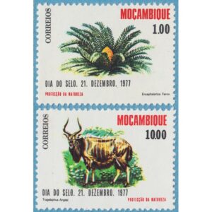 MOCAMBIQUE 1977 M640-1** växt – nyala 2 kpl