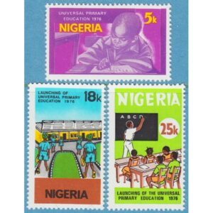 NIGERIA 1976 M320-2** undervisning 3 kpl