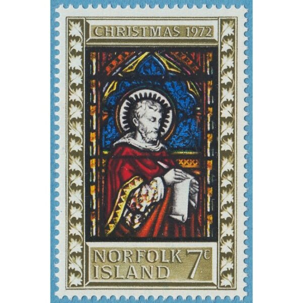 NORFOLK ISLAND 1972 M130** glasmålning 1 kpl