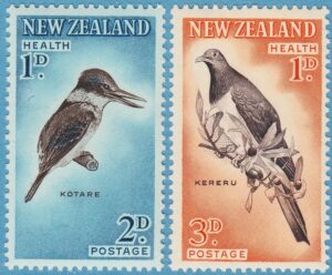 NYA ZEELAND 1960 M413-4** fåglar 2 kpl