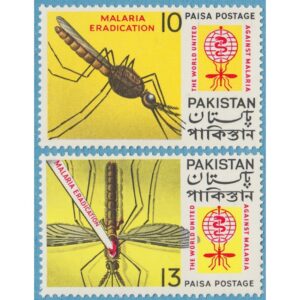 PAKISTAN 1962 M163-4** kamp mot malaria 2 kpl