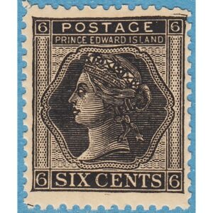 PRINCE EDWARD ISLAND 1872 M15** six cents (OB57)
