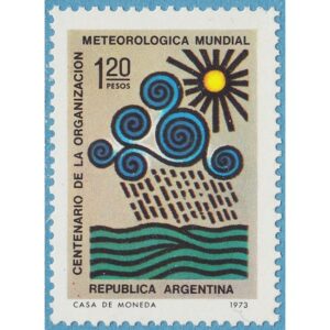 ARGENTINA 1974 M1170** meteorologi 1 kpl