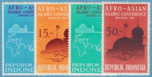 INDONESIEN 1965 M465-8** islamisk konferens 4 kpl