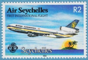 SEYCHELLERNA 1983 M539** flygplan 1 kpl