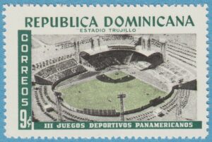 DOMINIKANSKA REPUBLIKEN 1959 M696** Trujillo stadium 1 kpl