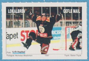 Lokalpost GÄVLE Gefle Mail Nr 1A 1998 tryckår 1997 ishockeyspelare Ove Molin