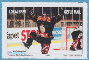 Lokalpost GÄVLE Gefle Mail Nr 1B 1998 tryckår 2001 ishockeyspelare Ove Molin