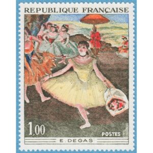 FRANKRIKE 1970 M1732 Konst: E.Degas – dans 1 kpl