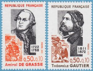 FRANKRIKE 1972 M1806-7** Grasse – Gautier 2 kpl