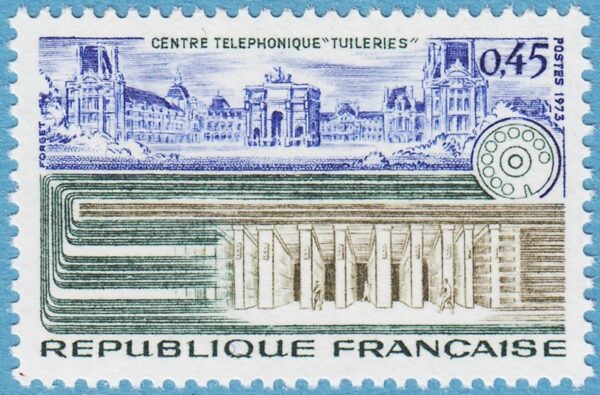 FRANKRIKE 1973 M1832** telefonväxel 1 kpl