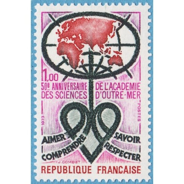 FRANKRIKE 1973 M1836** vetenskapsakademin 1 kpl