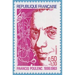 FRANKRIKE 1974 M1882** Francis Poulenc – kompositör 1 kpl
