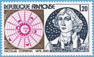 FRANKRIKE 1974 M1890** Copernicus 1 kpl
