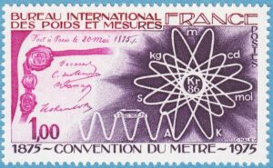 FRANKRIKE 1975 M1921** meterkonventionen 1 kpl