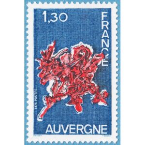 FRANKRIKE 1975 M1933** Auvergne 1 kpl