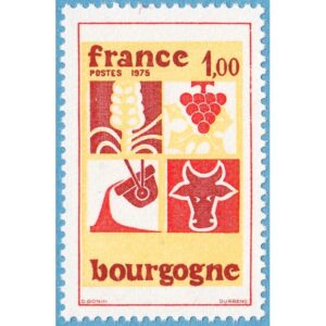 FRANKRIKE 1975 M1936** Bourgogne 1 kpl