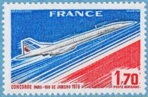 FRANKRIKE 1976 M1951** Concorde 1 kpl