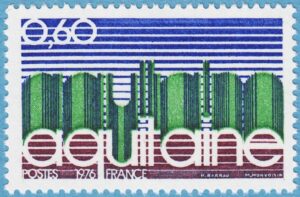 FRANKRIKE 1976 M1964** Aquitaine 1 kpl