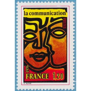FRANKRIKE 1976 M1968** La communication 1 kpl