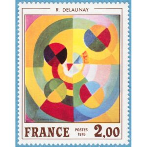 FRANKRIKE 1976 M1982** konst: R. Delaunay 1 kpl