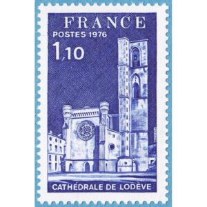 FRANKRIKE 1976 M1999** katedralen i Lodeve 1 kpl