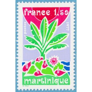 FRANKRIKE 1977 M2009** Martinique 1 kpl