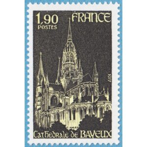 FRANKRIKE 1977 M2041** katedralen i Bayeux 1 kpl