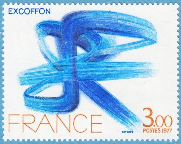 FRANKRIKE 1977 M2059** konst: Excoffon 1 kpl