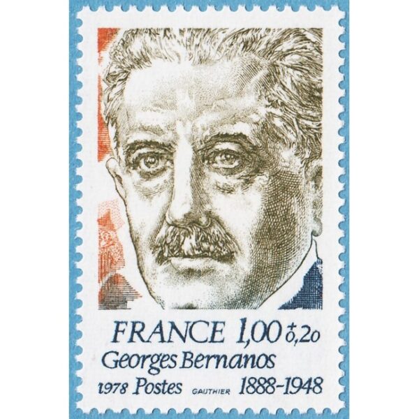 FRANKRIKE 1978 M2073** Georges Bernanos 1 kpl