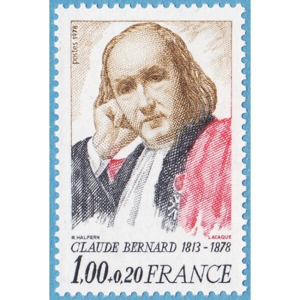 FRANKRIKE 1978 M2117** Claude Bernard 1 kpl