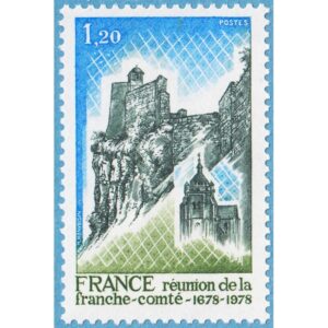 FRANKRIKE 1978 M2119** Franche-Comte 1 kpl