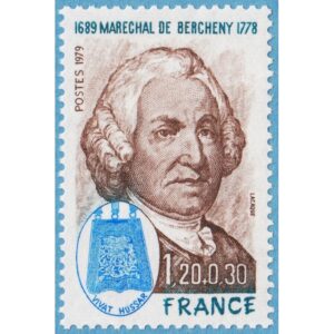 FRANKRIKE 1979 M2134** Marechal de Bercheny 1 kpl