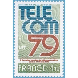 FRANKRIKE 1979 M2168** Telecom 1 kpl