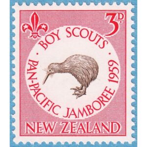NYA ZEELAND 1959 M381** kiwi – scouting 1 kpl