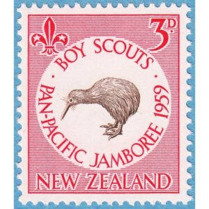 NYA ZEELAND 1959 M381** kiwi – scouting 1 kpl