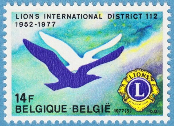 BELGIEN 1977 M1901** Lions 1 kpl