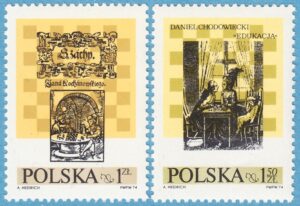 POLEN 1974 M2322-3** schack 2kpl