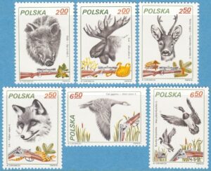 POLEN 1981 M2746-51** jakt 6 kpl