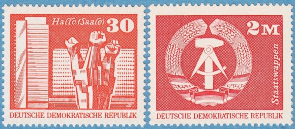 DDR 1973 M1899-0** bruksmärken 2 kpl
